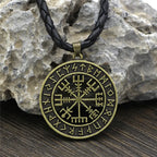 PENDRA Rune Compass Helmet Necklace