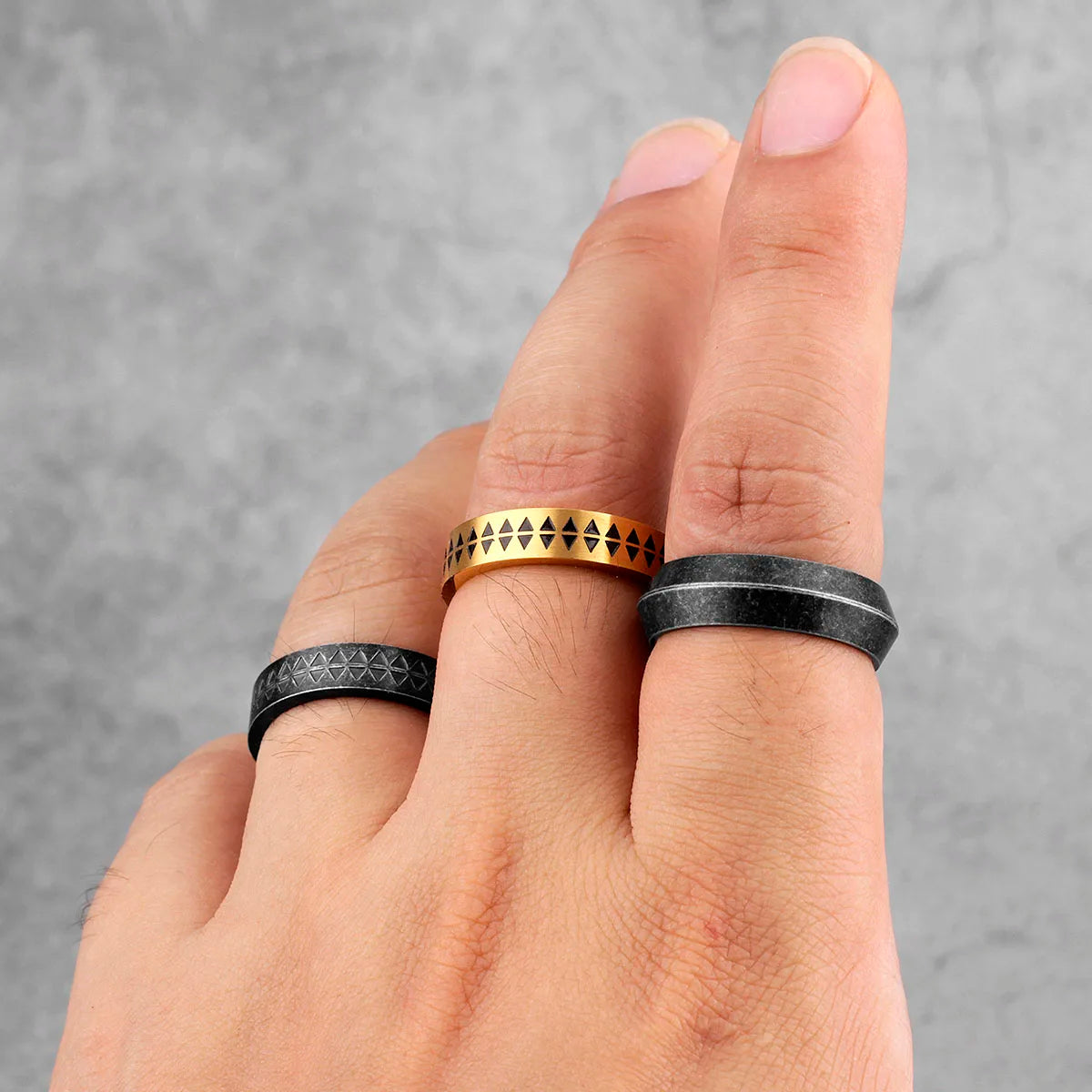 PENDRA Lovers Couple Boyfriend Steel Ring
