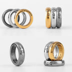 PENDRA Couple Lovers Wedding Steel Ring