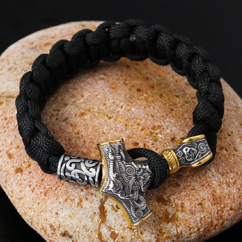 PENDRA Thor Hammer Classic Viking Bracelet