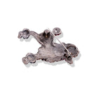 PENDRA Poodleglow 2-Color Rhinestone Poodle Dog Brooch