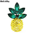 PENDRA Tropica Shimmering Rhinestone Pineapple Brooch