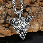 PENDRA Rune Triangle Necklace