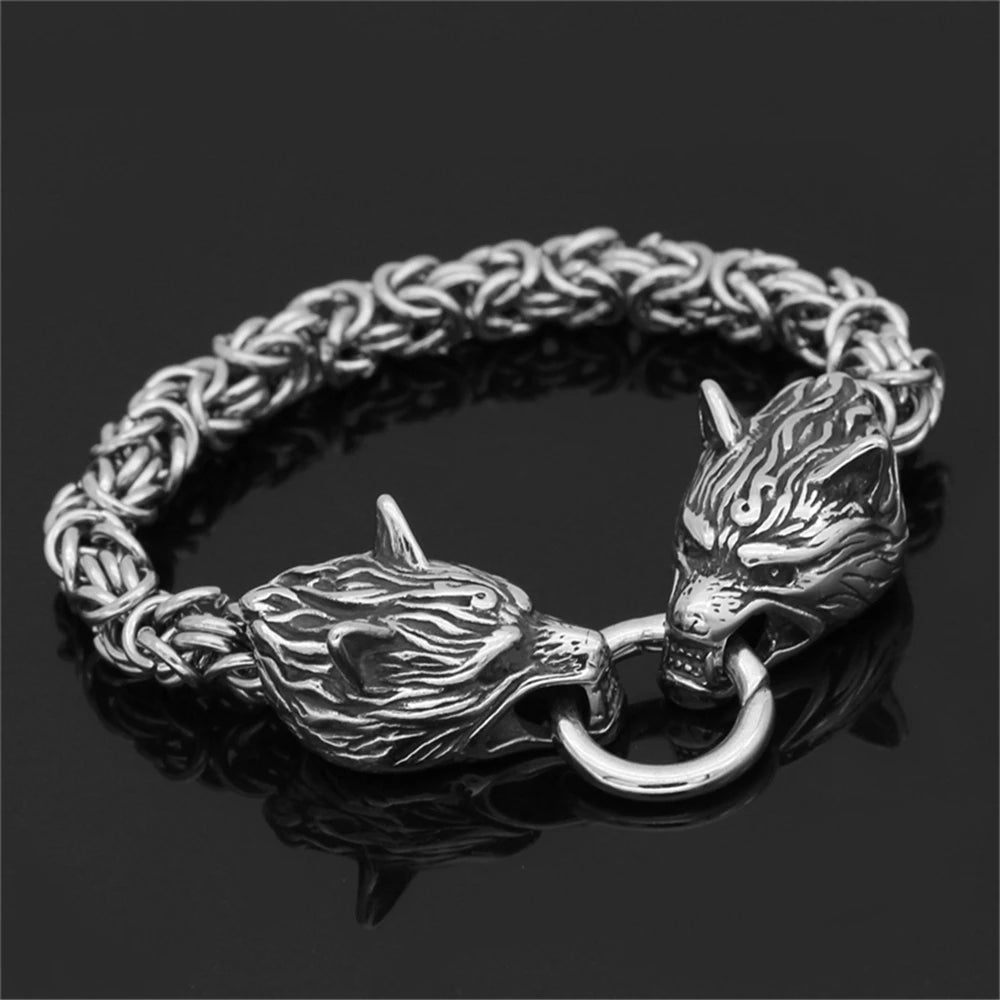 PENDRA Wolf Gold Celtic Bracelet