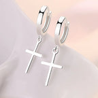 PENDRA Hoop Sterling Silver 3 Earrings