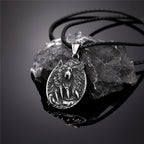 PENDRA Wolf Gold Celtic Necklace