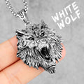 PENDRA Domineering Wolf Animal Steel Necklace
