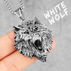 PENDRA Domineering Wolf Animal Steel Necklace
