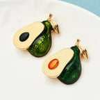 PENDRA Avocadia Enamel Avocado Brooch