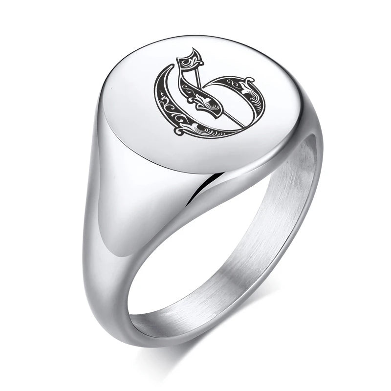 TRULY NOBLE ROYALTY PINKY RING NGRAVED SIGNET RING WITH PERSONALIZED SIGNATURE RING FOR STYLISH GENTLEMEN JEWELRY