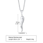 PENDRA Horn Cornicello Pendant Necklace