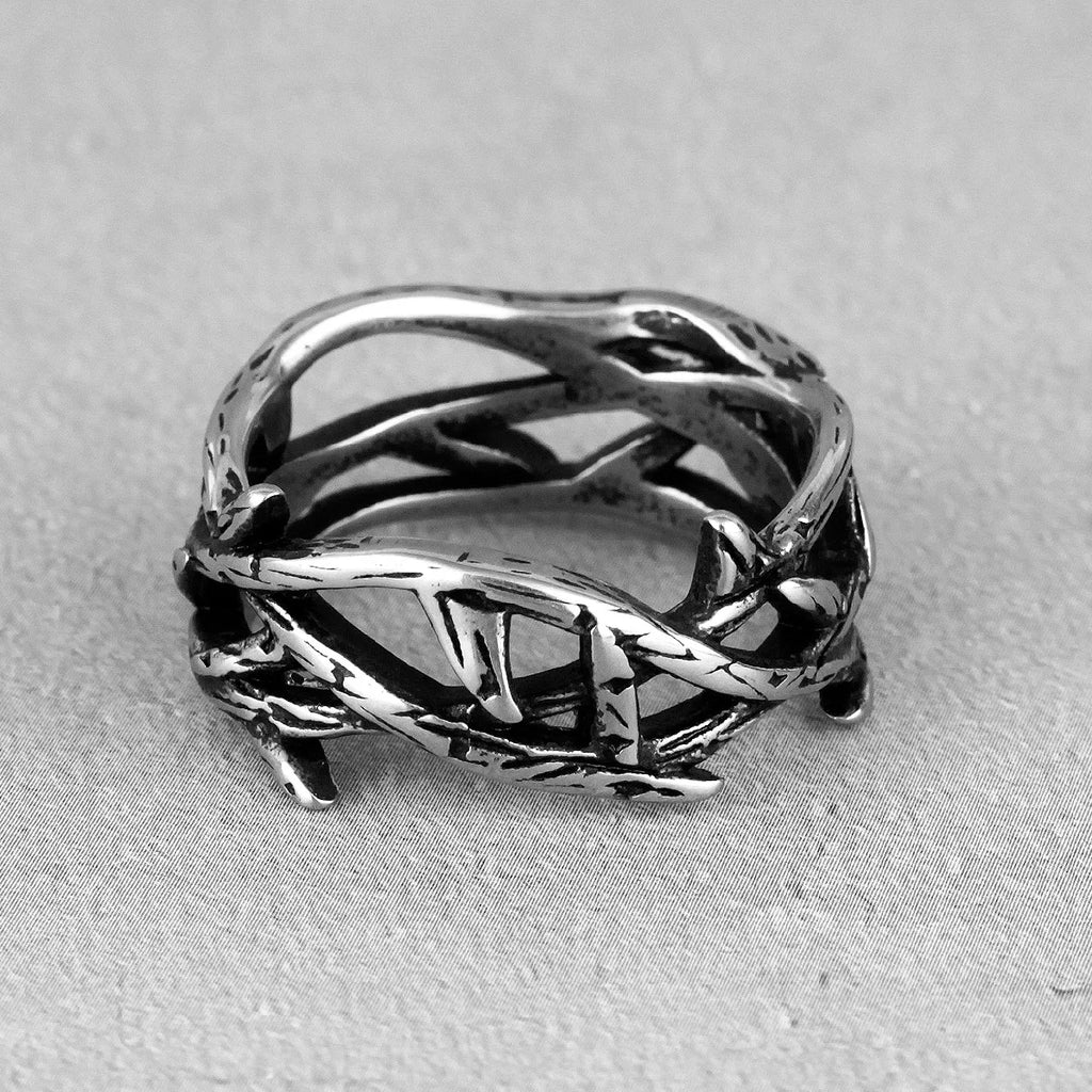 PENDRA Victory Olive Branch Ring