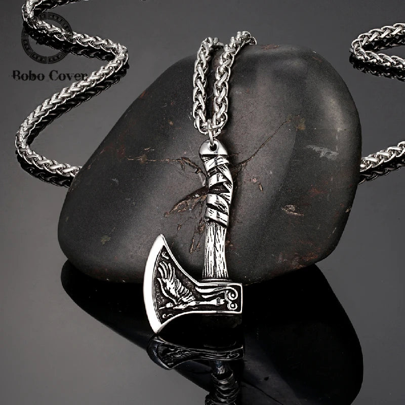 PENDRA Wolf Rune Leather Necklace