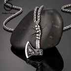 PENDRA Wolf Rune Leather Necklace
