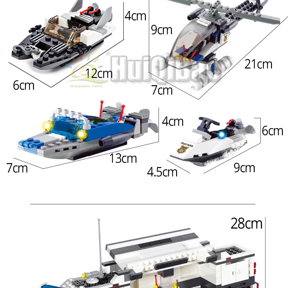 PENDRA Police Station Prison Building Set