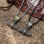 PENDRA Thor Hammer Norse Necklace