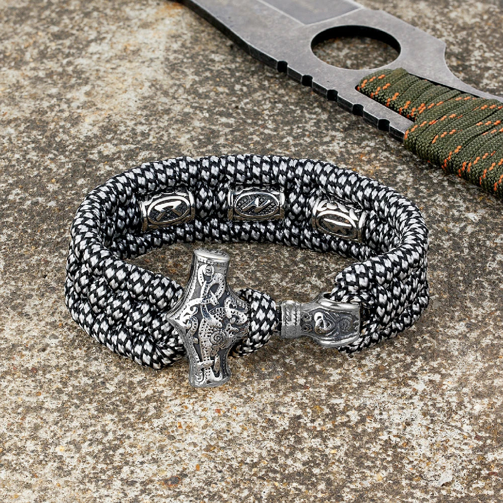 PENDRA Rune Hammer Bracelet