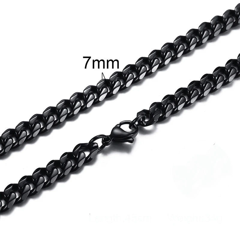 PENDRA Cuban Curb Link Chain Necklace