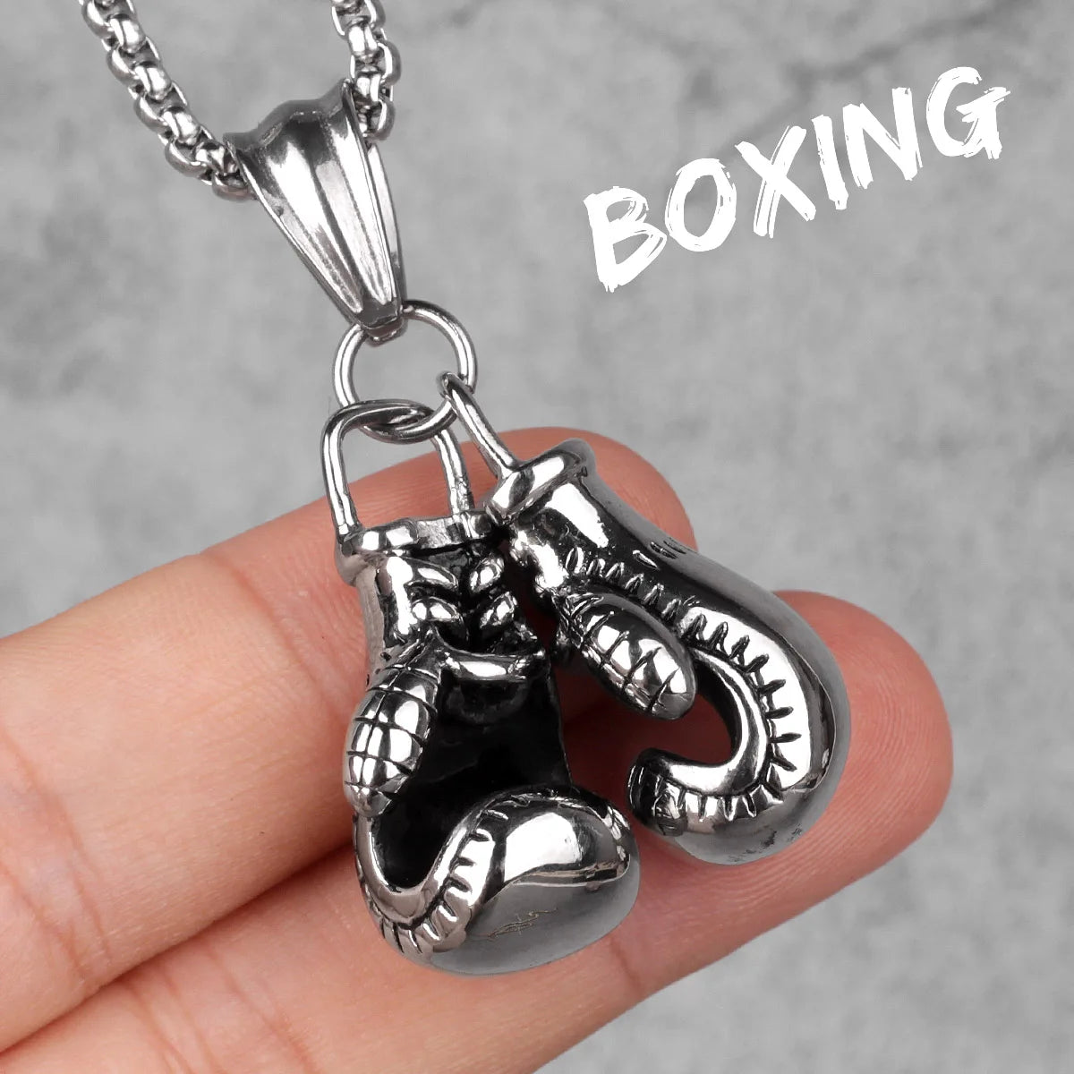 PENDRA Fitness Gym Bodybuilding Steel Necklace