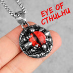 PENDRA Demon Cthulhu Eye Steel Necklace