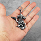 PENDRA Mexican Musketeer Boyfriend Steel Necklace