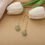 PENDRA Jade Hetian Ear Earrings