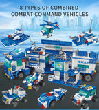 PENDRA 8in1 Police Command Building Set
