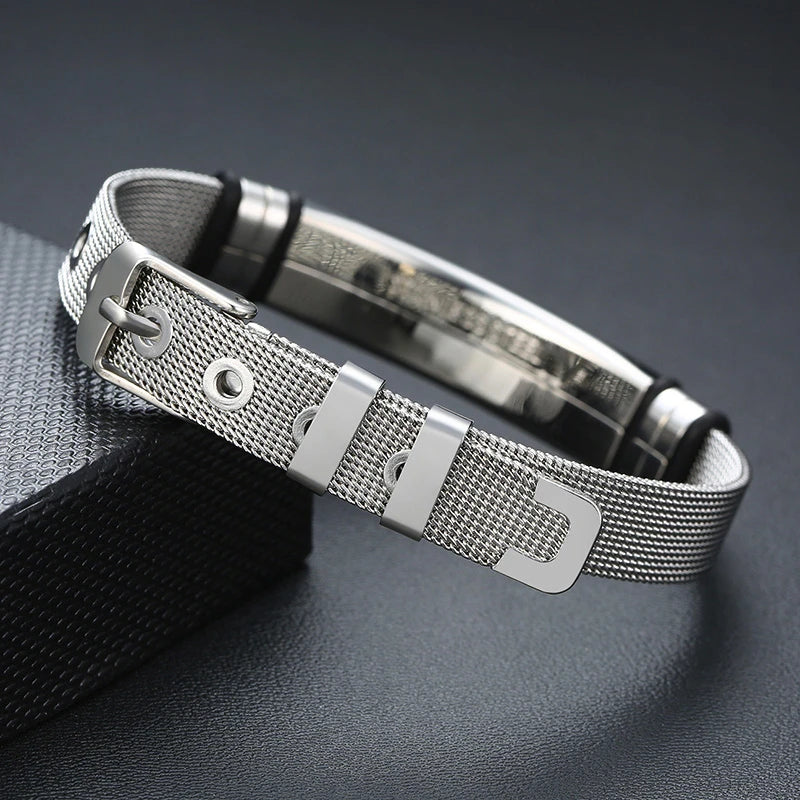 PENDRA Mesh Engravable Bracelet