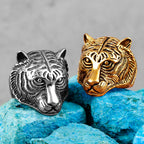 PENDRA Domineering Tiger Animal Steel Ring