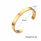 Bangle Bracelet Men, Cuff Bracelets, Stainless Steel Bracelet, Dainty Brazalets, Minimalist Bracelet Jewelry, Cuffs Bangles