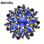 PENDRA Solara Luxury Crystal Sunflower Brooch