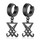 PENDRA Black Demon Pendant Necklace