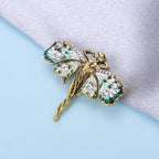 PENDRA Fairywing 2-Color Enamel Butterfly Brooch