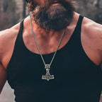PENDRA Viking Mjolnir Pendant Necklace