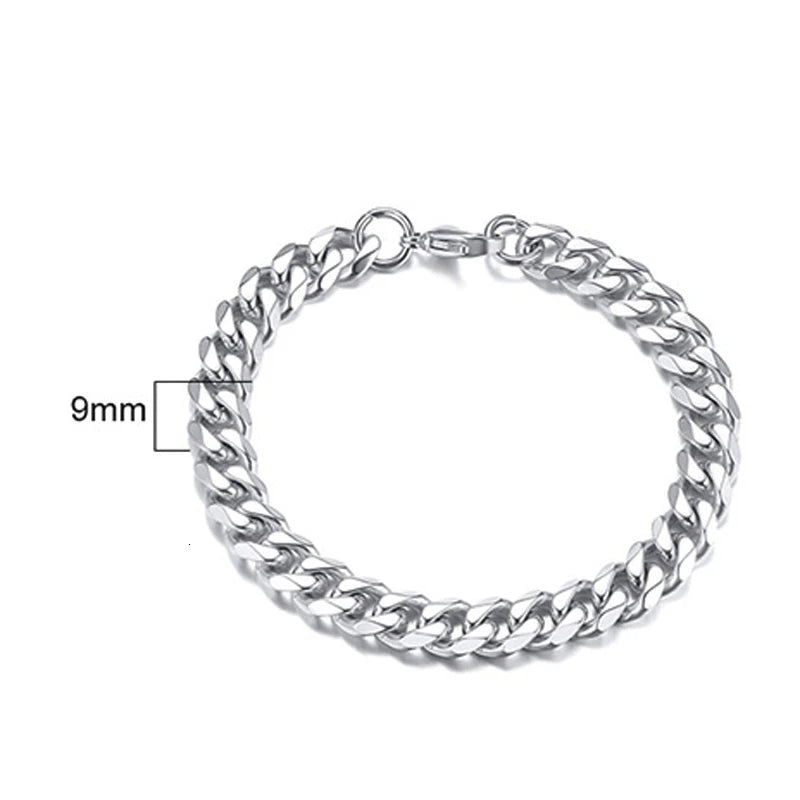 PENDRA Cuban Curb Thin Bracelet