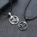 PENDRA Triskelion Spiral Triskele Pendant Necklace
