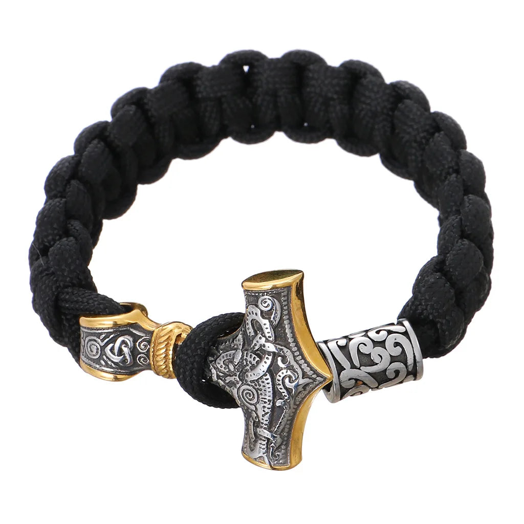 PENDRA Thor Hammer Classic Viking Bracelet
