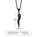 PENDRA Horn Cornicello Pendant Necklace