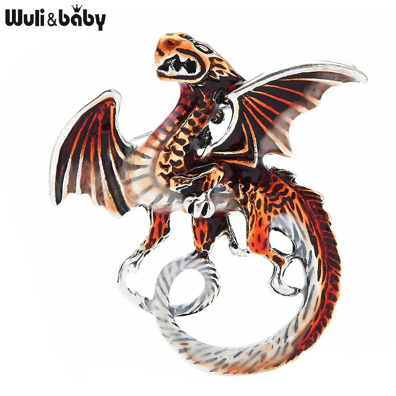 PENDRA Dravelle Dragon Brooch