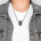 PENDRA Reality Skull Boyfriend Steel Necklace