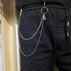 PENDRA Moonstar Rivet Waist Chain Keychain