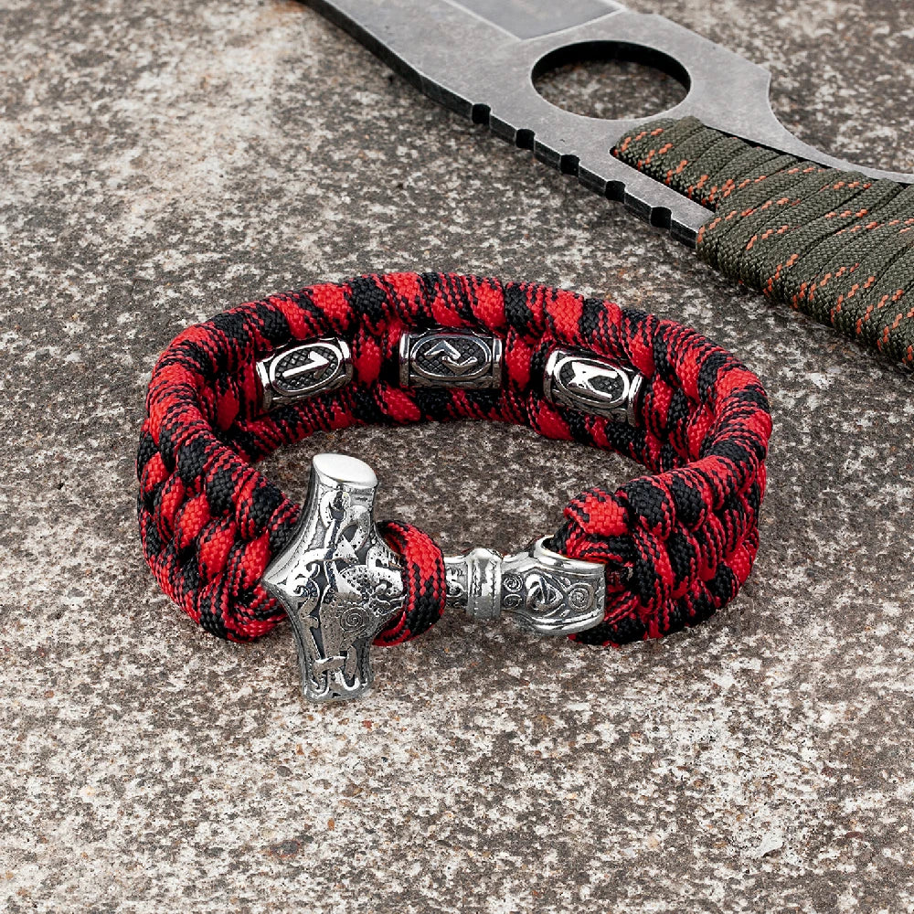 PENDRA Rune Hammer Bracelet
