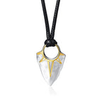 PENDRA Arrow Rope Pendant Necklace