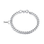 PENDRA Cuban Curb Thin Bracelet