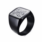 PENDRA MONOGRAM BIKER FANCY Steel Ring