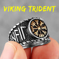 PENDRA Norse Mythology Odin Steel Ring