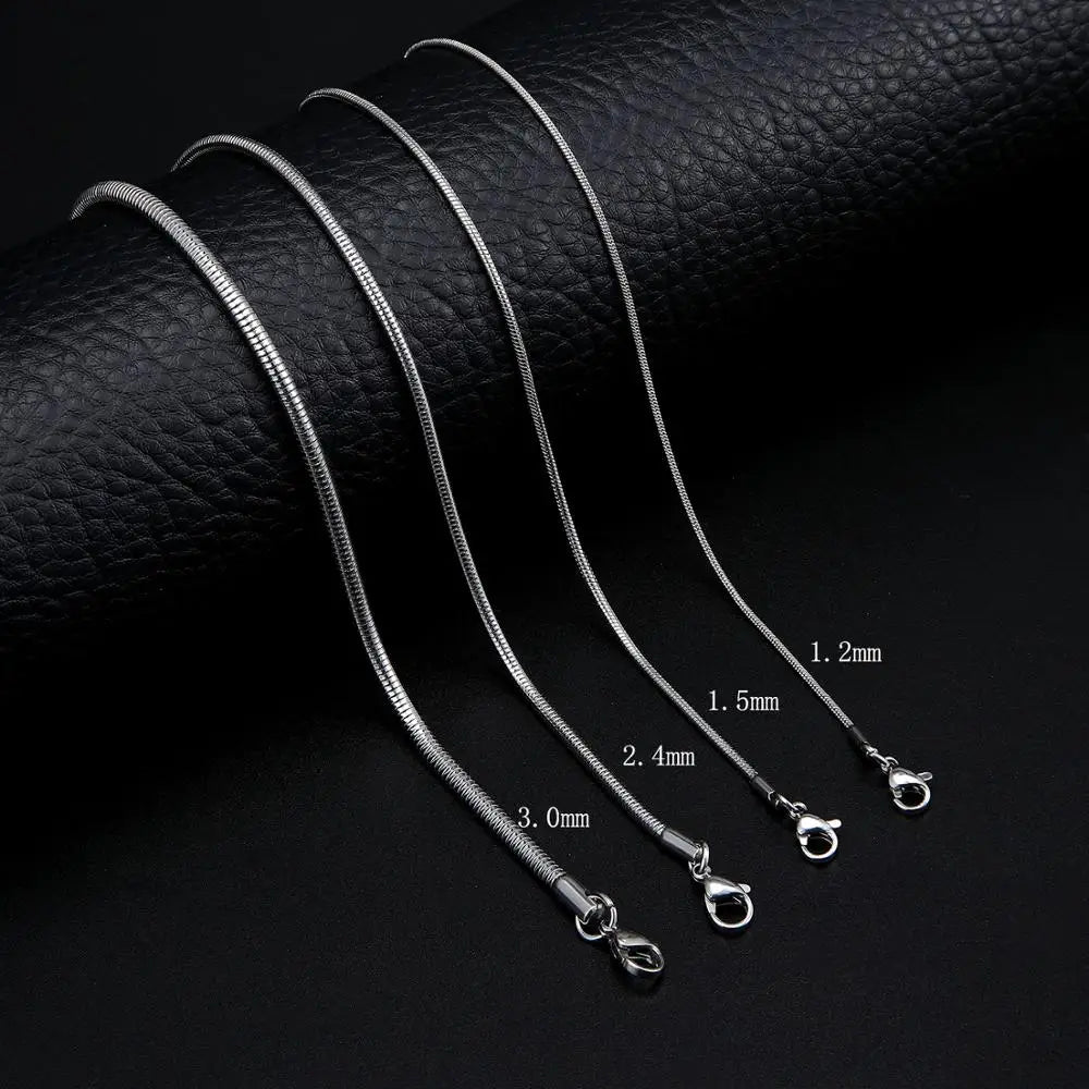 PENDRA Snake Black Necklace