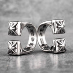 PENDRA Gothic Flower Open Ring