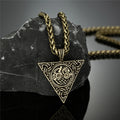 PENDRA Rune Triangle Necklace
