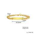 PENDRA Plate Tag Bracelet